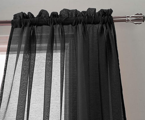 Adore the Decor™ Sheer Rod Pocket 54 x 84in. Single Curtain Panel